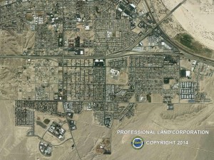 Barstow City aerial map